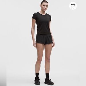 Lululemon Hotty Hot Low-Rise Lined Short 2.5” - Black 12